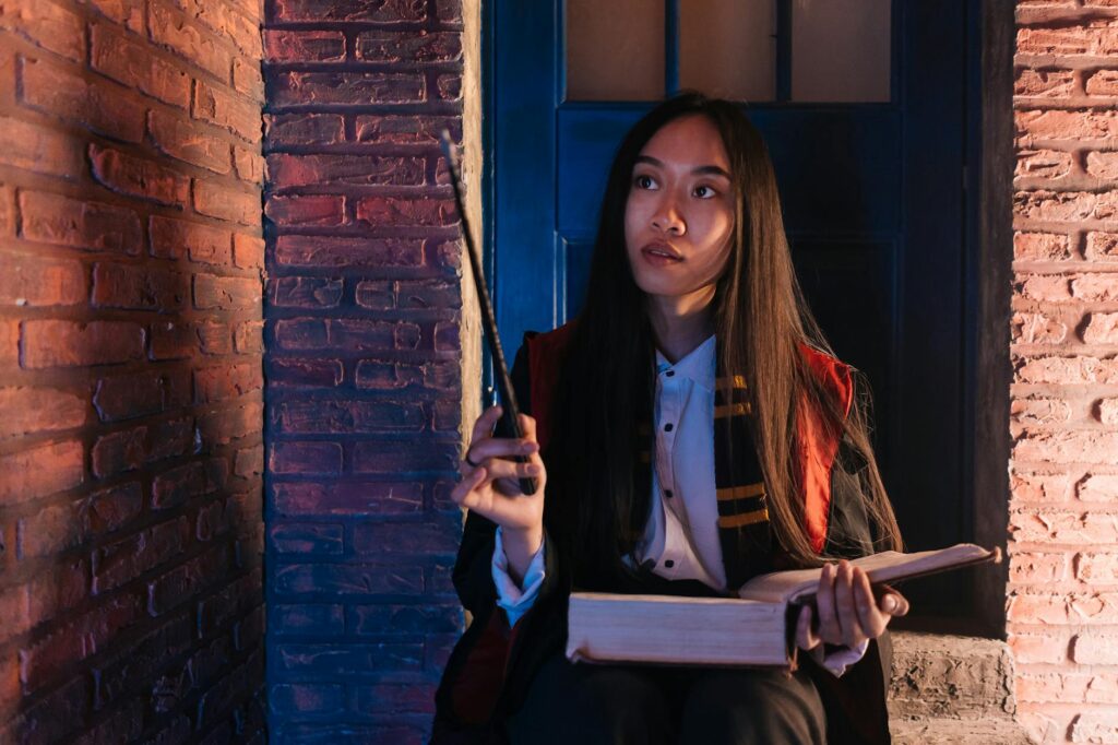 mysterious wizard portrait